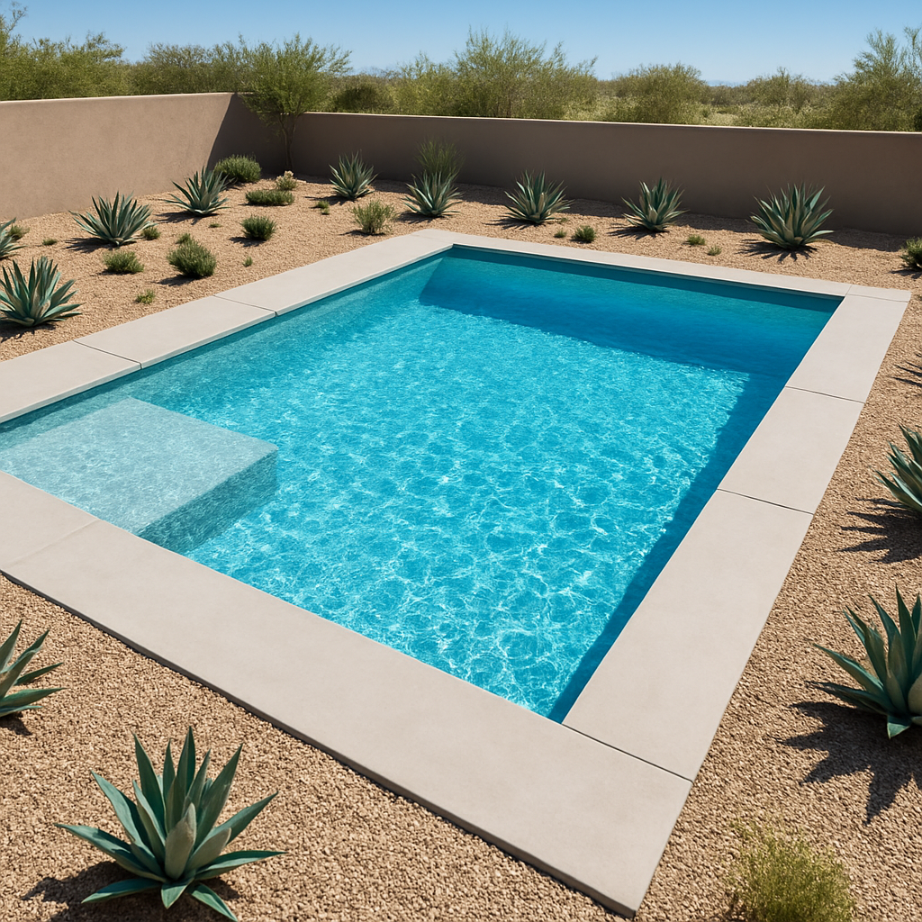 Cali Cove fiberglass pool