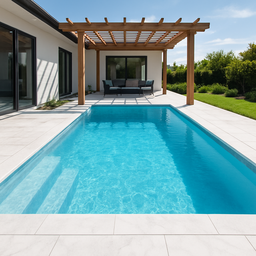 Colombian Cove fiberglass pool