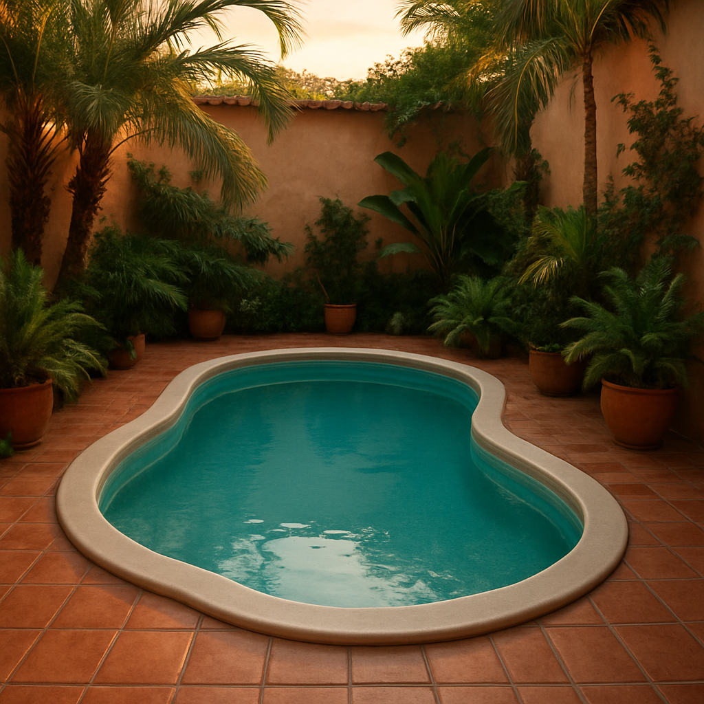 Costa Rica fiberglass pool