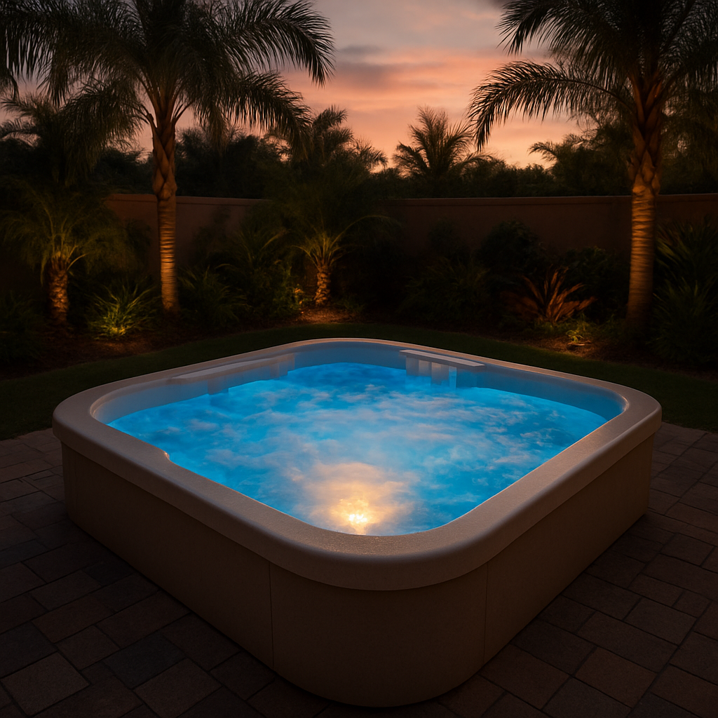 Cumbra Spa fiberglass spa