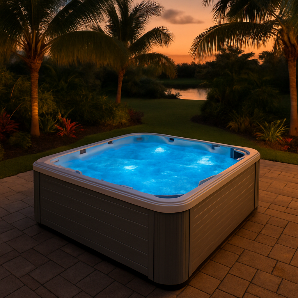 Quatro Spa fiberglass spa