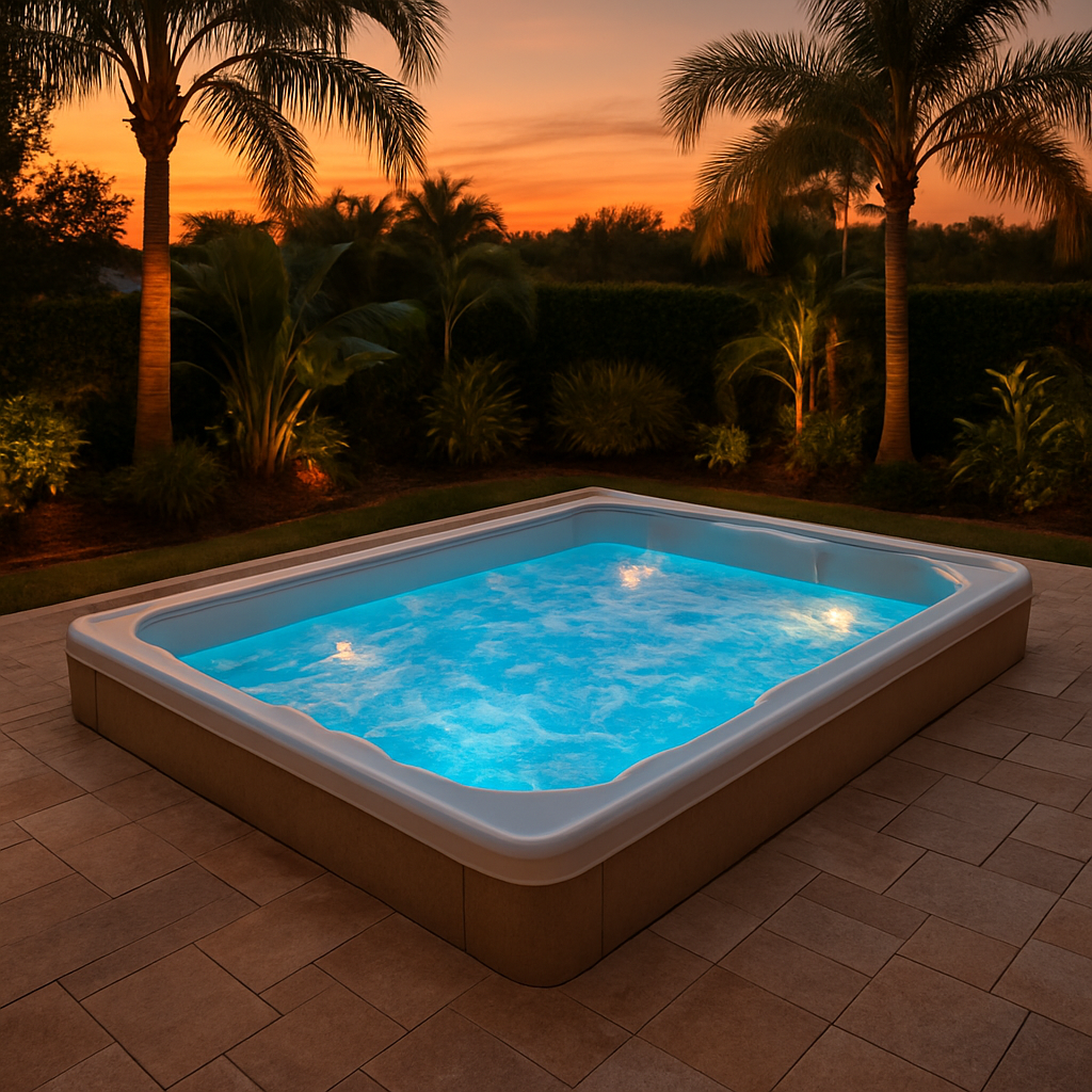 Rio fiberglass spa